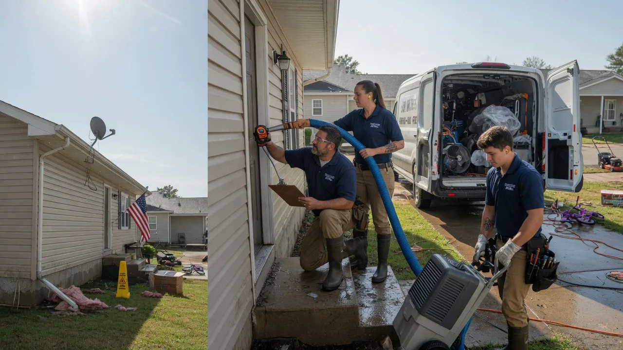 Ceiling Water Damage Restoration in Clinton, OH near me